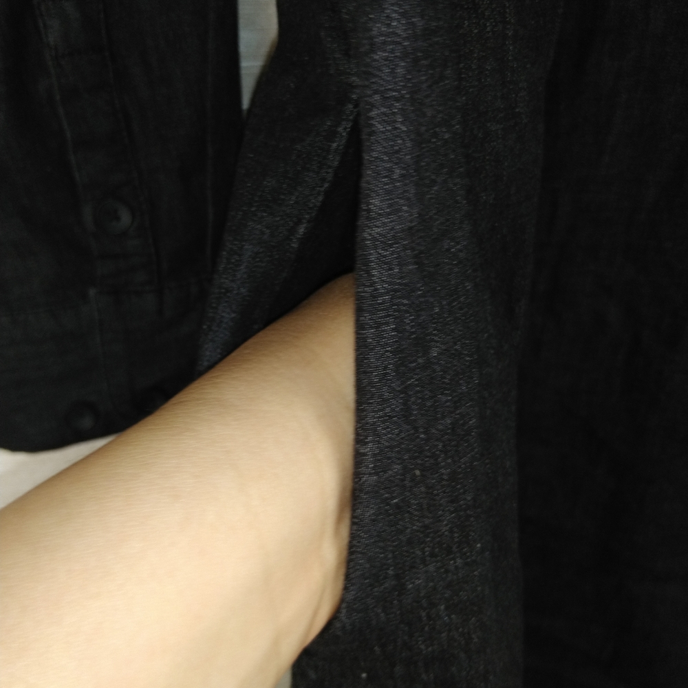 Universal Standard Hannah Denim Shirt Dress XS (10-12) - Picture 7 of 10